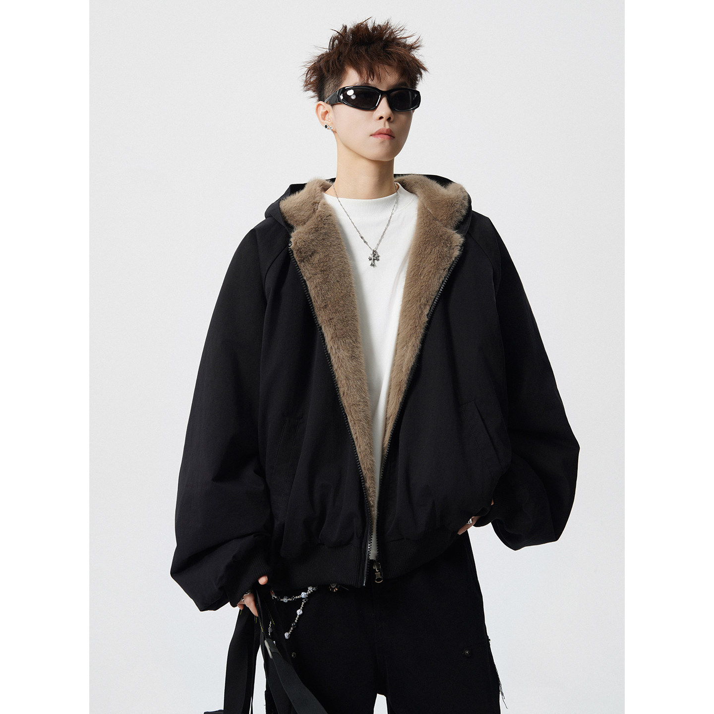 冬季双面穿棉服外套棉衣618-MF574特批90，男装棉衣，星座618