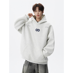 重磅刺绣秋冬加绒加厚卫衣618-V30-60控98，男装卫衣，星座618