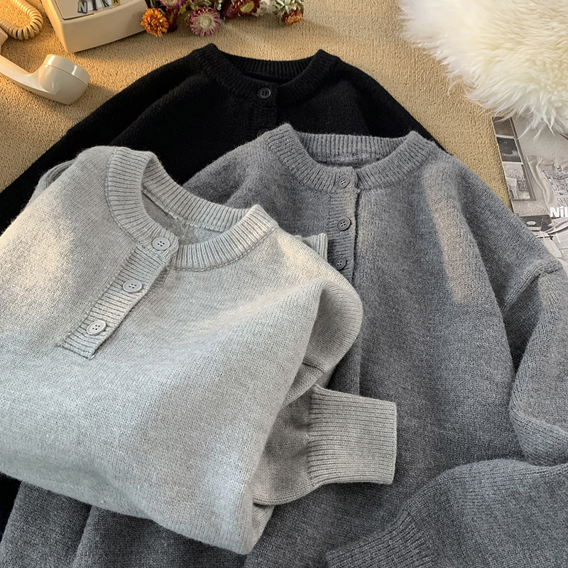 秋冬直播品质纽扣毛衣杉618-MM1102-P52控88平铺，男装针织衫/毛衣，星座618