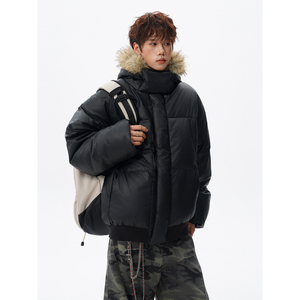 90白鸭绒毛领羽绒服外套618-YR05-P245控388LK图片