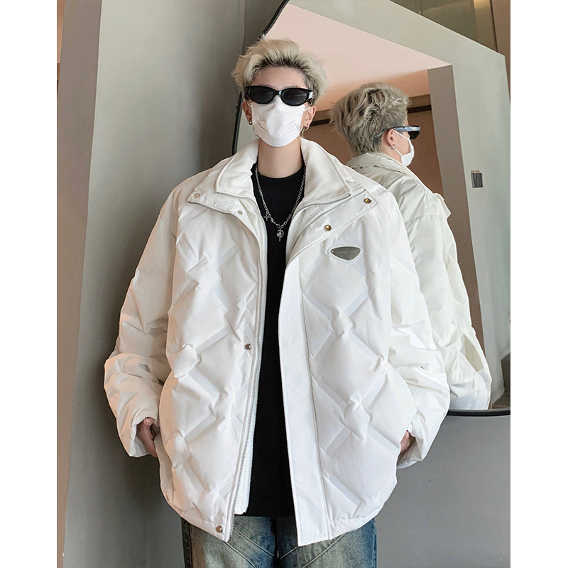 冬季假两件设计感羽绒服白鸭绒618-YR02-P270控328图片