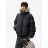 90白鸭绒毛领羽绒服外套618-YR05-P245控388LK，男装羽绒服，星座618