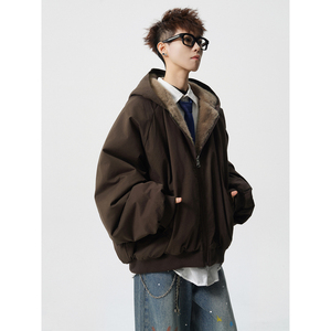 冬季双面穿棉服外套棉衣618-MF574特批90，男装棉衣，星座618