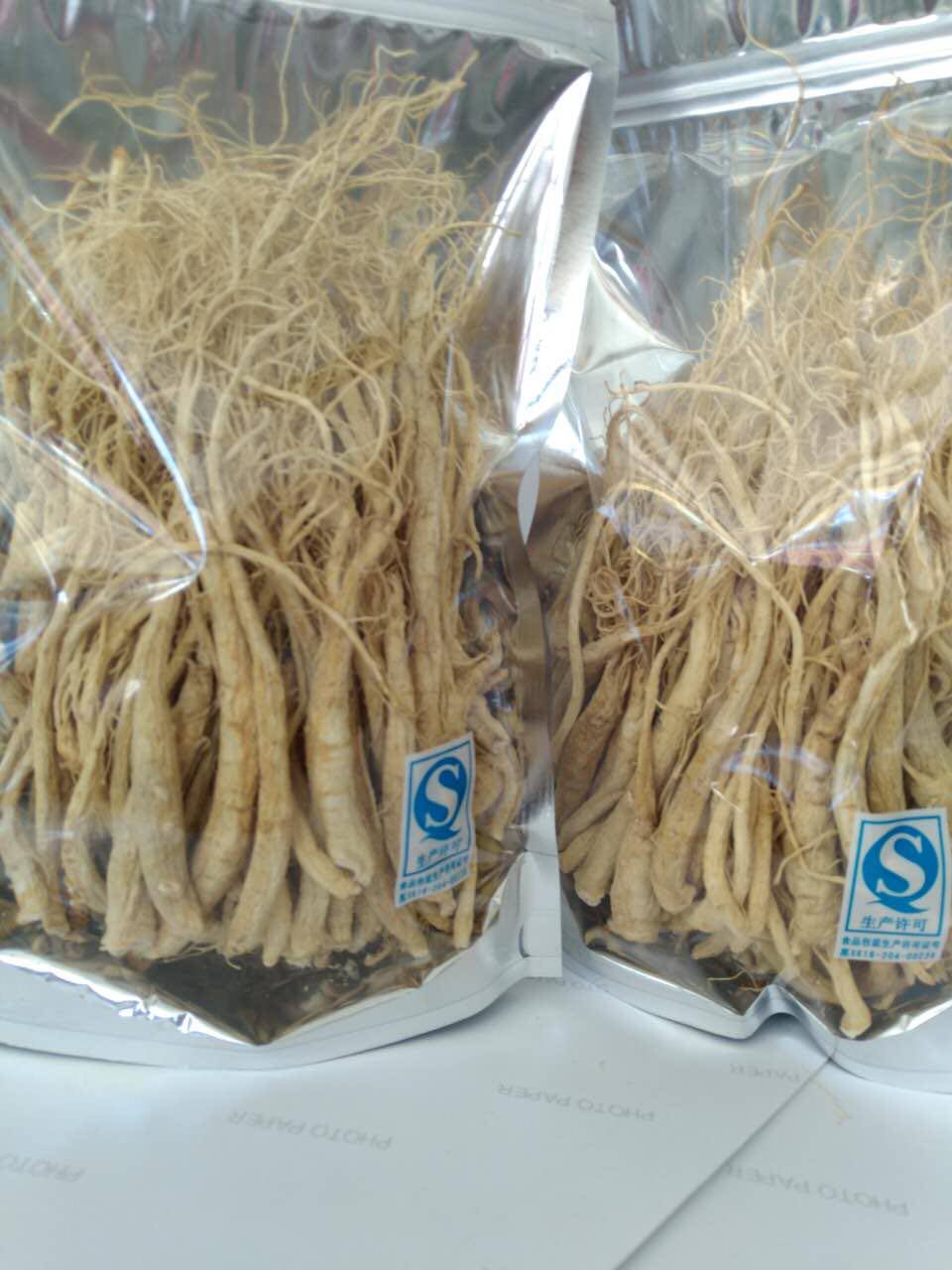 人参粗须散装500克根须白参生晒参西洋参花旗参花参须参粉长白山