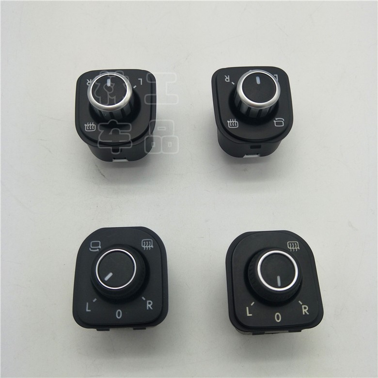 大众老速腾迈腾cc高尔夫6途观倒车镜调节开关车外后视镜调节旋钮