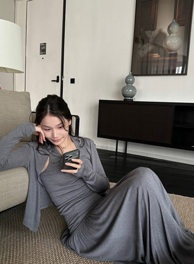 BLUEPOPS-26年春季新款简约无扣防晒开衫短外套(单开衫不配背心)