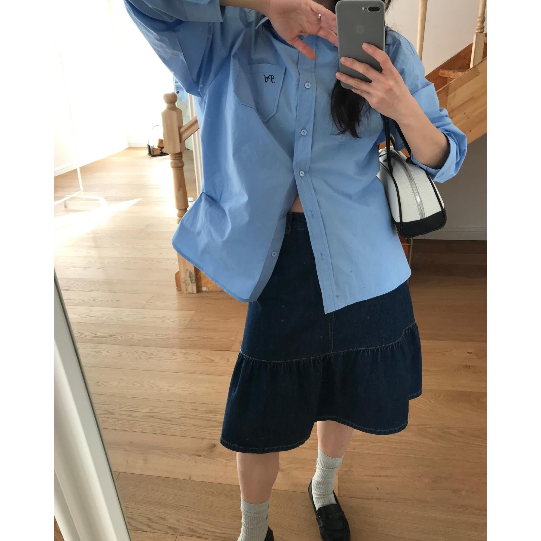 早秋新款女装清新可爱东大门韩版气质休闲中长款显瘦半身裙