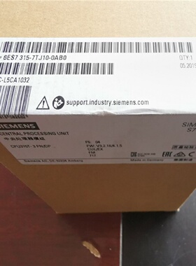 议价6ES73157TJ100AB0西门子S7-300CPU315T-3模块 6ES7315-7TJ10-