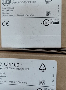 议价原装【只卖正品】IFM易福门感测器O2I100 02I100