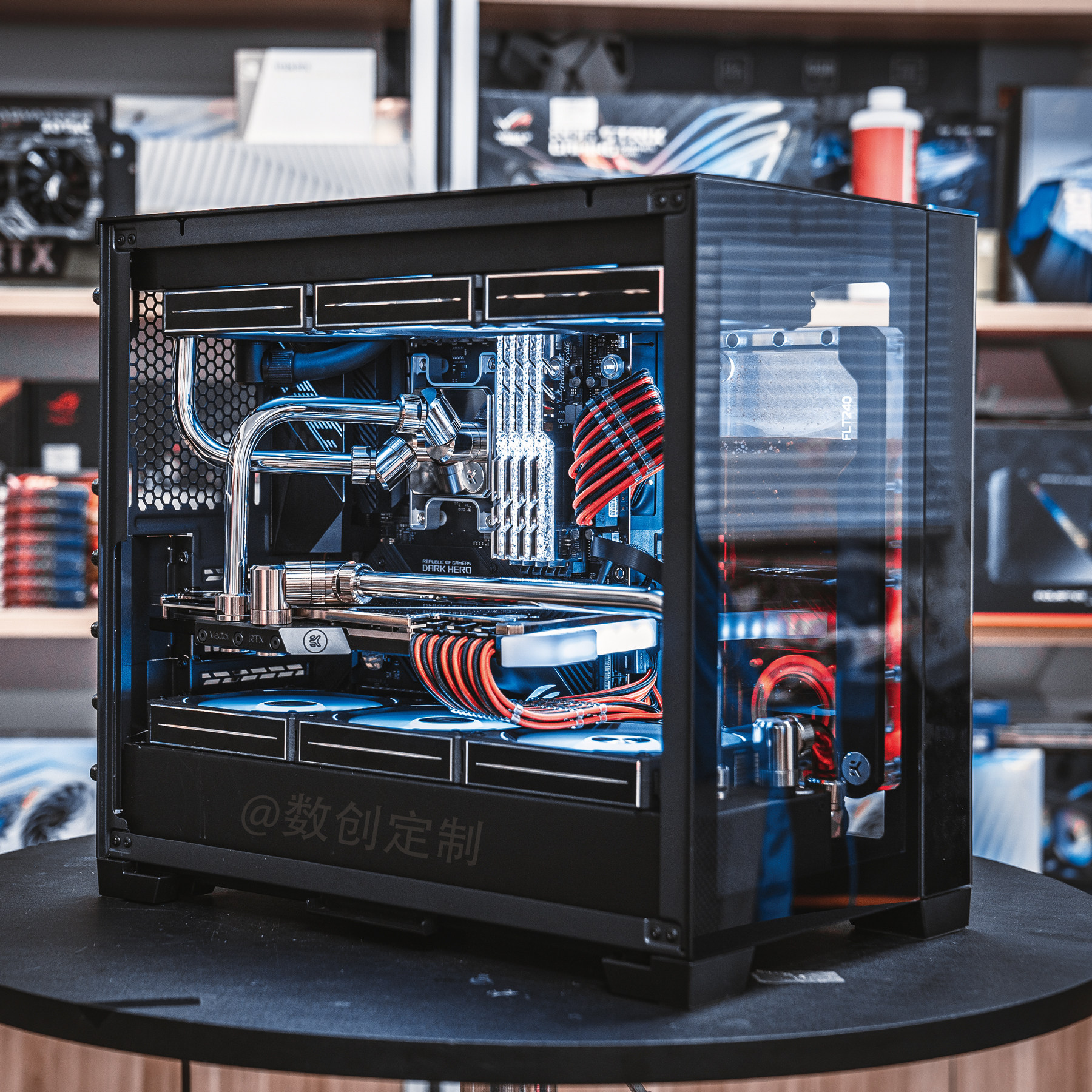 SC定制联力O11MINI分体式水冷EK/13900K/RTX4090永劫无间游戏主机