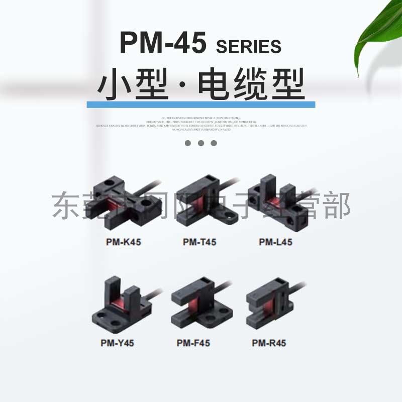 松下固定凹槽光电开关传感器PM45