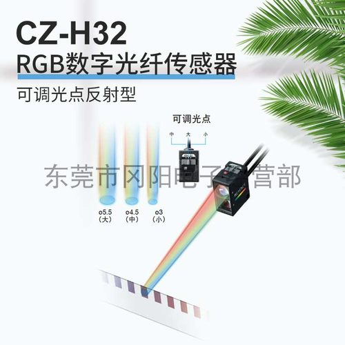 可调光点色彩检测传感头CZ-H32