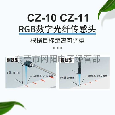 纤传感器感应头侧视可调节CZ-10