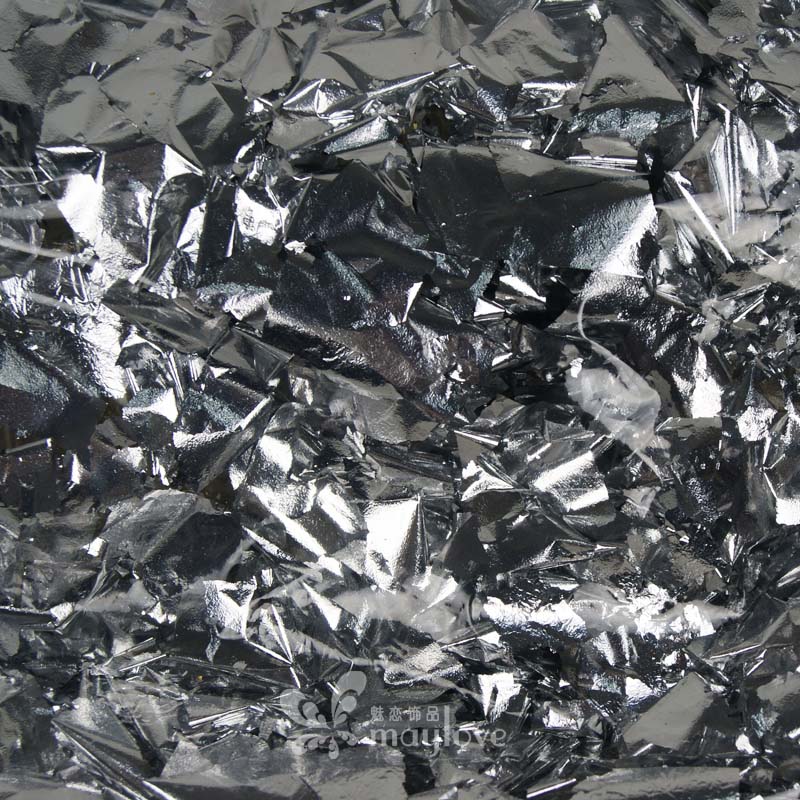 台湾银箔碎金箔贴雕花家具工艺品佛像速度快新颜色亮好质量损耗小