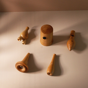 传统发声乐器木质鸟哨仿声猫头鹰鸟鸣器布谷鸟叫器儿童口哨金丝雀