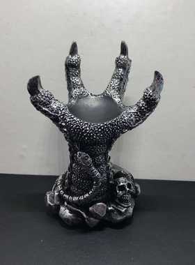 树脂底座托首饰饰品收纳龙爪形球座创意工艺品摆件时尚水晶球底