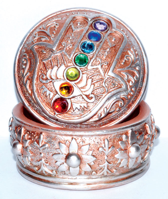 美国进口厘米手印石盒树脂欧美