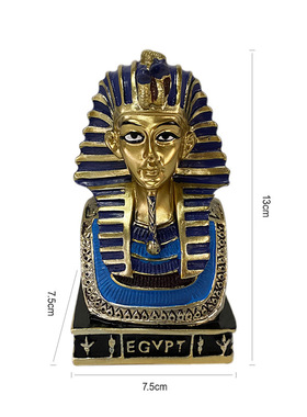 跨境创意工艺品埃及文化法老摆件家居玄关装饰树脂制品纪念品