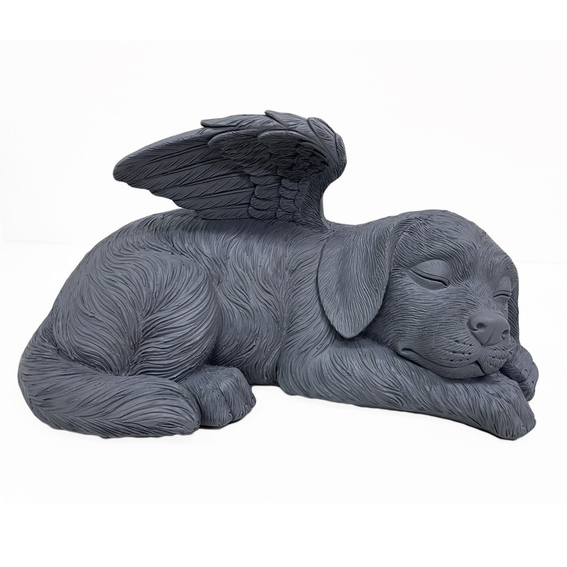 迷你天使猫狗宠物纪念石宠物雕像客厅摆件树脂工艺品装饰