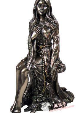 爱尔兰月亮女神雕像魔法摆件现货