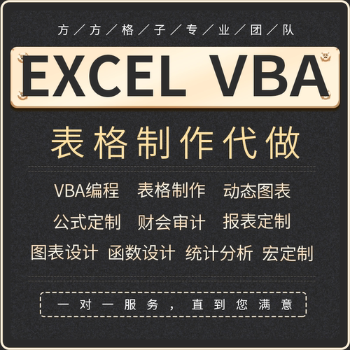 Excel表格制作VBA代做宏定制作图表设计函数据处理报表统计分析