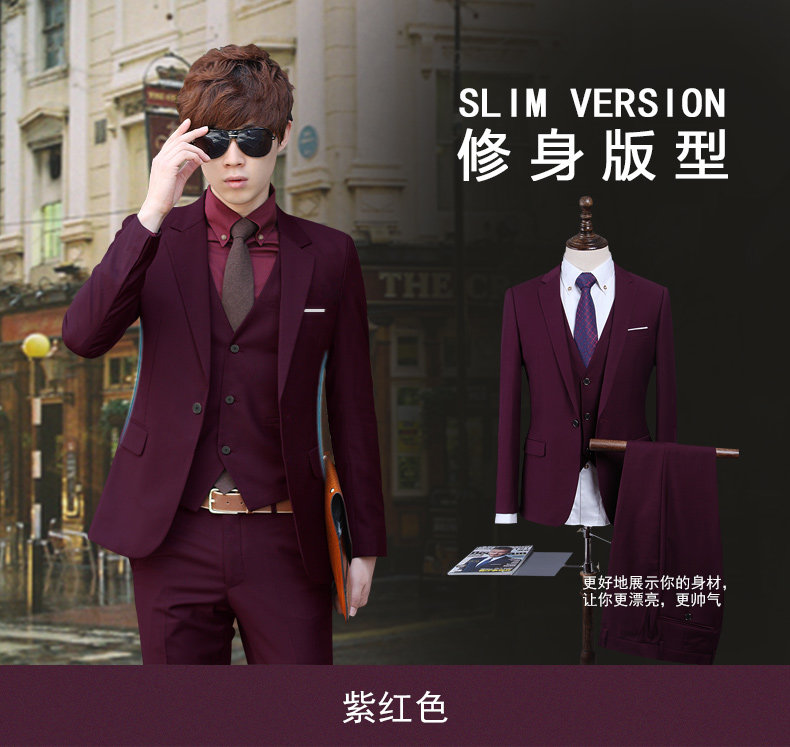 Costume homme en laine pour Quatre saisons - Ref 1549417 Image 3