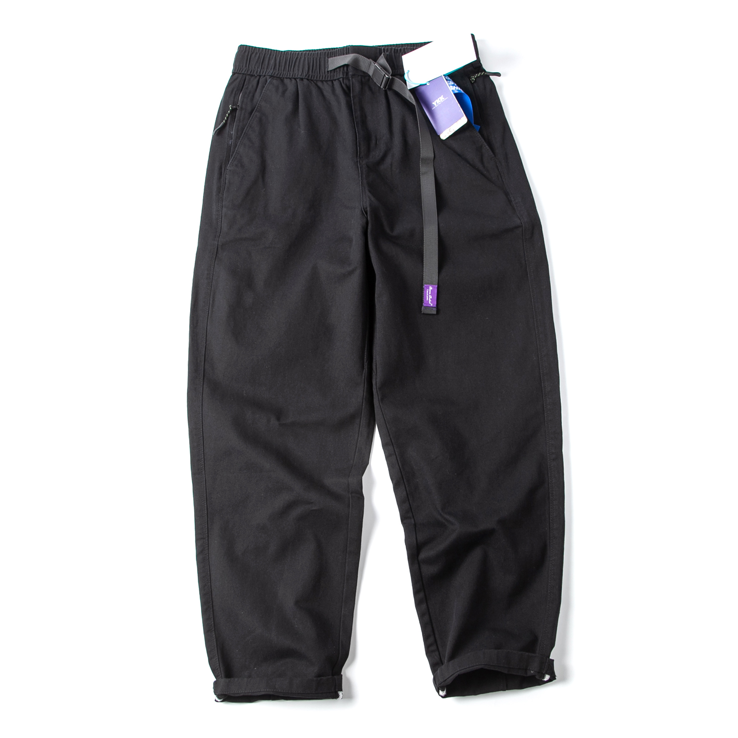 紫标日系复古宽松直筒休闲裤