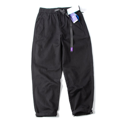 紫标裤子男日系复古休闲裤纯棉水洗潮流宽松直筒百搭微锥工装长裤