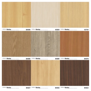 韩国进口bodaq现代韩华木纹贴纸橱柜墙面翻新改色防水耐磨LC贴膜