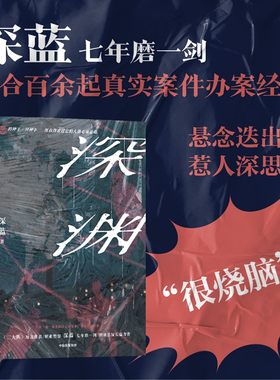 深渊 深蓝著 《三大队》原著作者 职业警察深蓝七年磨一剑 综合百余次办案经验 刑侦悬疑长篇力作  中信出社