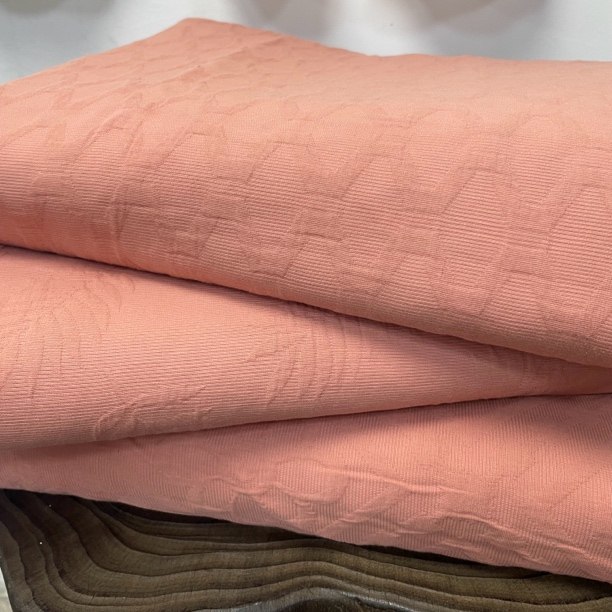 法式浪漫 全棉三层提花床盖 厚床单 棉席240×250花型随J 略有微�