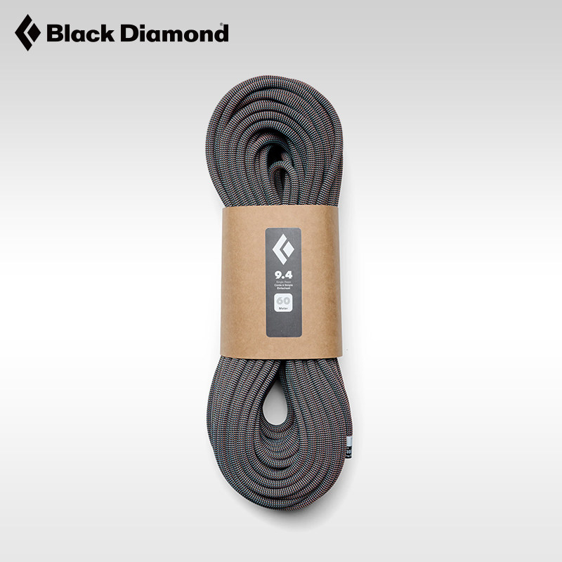 BlackDiamond黑钻BD攀岩登山绳60m户外攀登绳索9.4毫米主绳323128