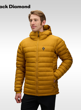 BlackDiamond黑钻BD户外羽绒服男士800蓬鹅绒连帽保暖外套744094