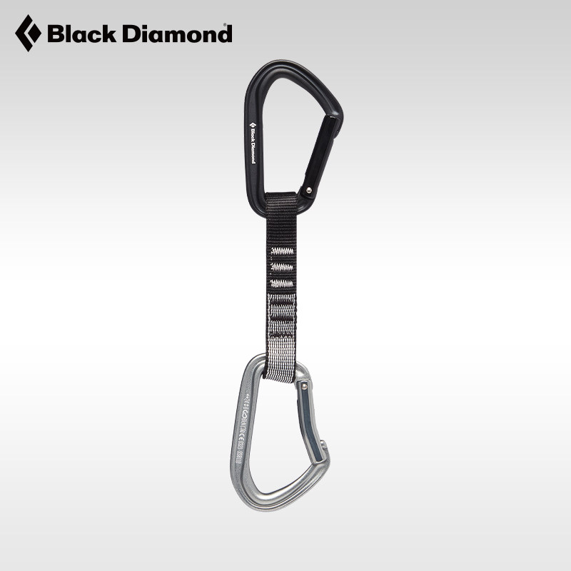 BlackDiamond黑钻BD攀岩钩专业户外攀登训练登山钩丝门快挂381115