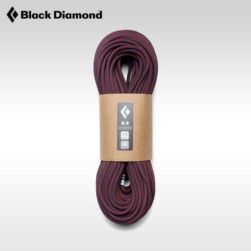 BlackDiamond黑钻BD户外登山攀岩绳8.8mm攀登绳干绳70/80米323122