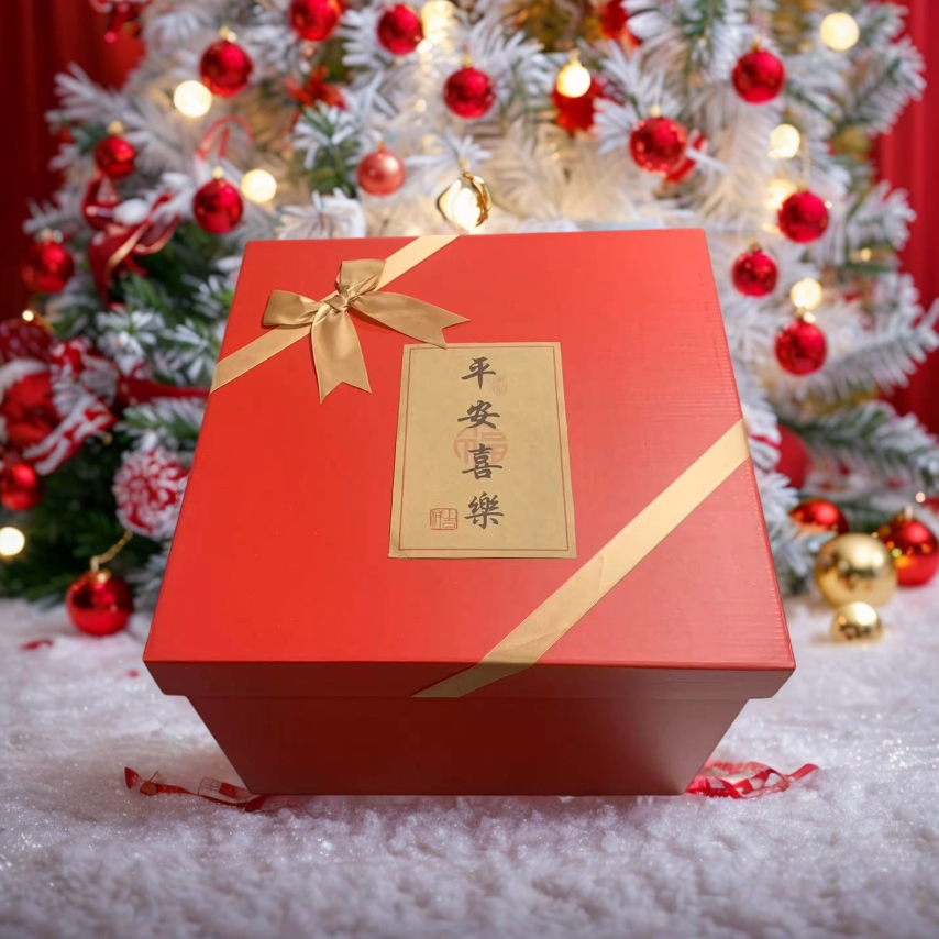 红色礼物盒空盒正方形大号礼品喜庆包装盒送女友生日超大零食箱子