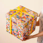 生日礼物盒大号空盒礼品包装 高级仪式 感正方形惊喜盒子卡通纸箱子