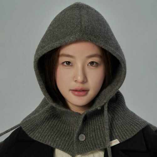 含羊毛韩版巴拉克拉法针织帽子女