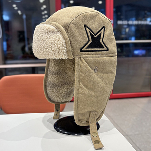 雷锋帽子女冬季加绒加厚保暖护耳飞行员帽东北防寒骑行滑雪帽男款