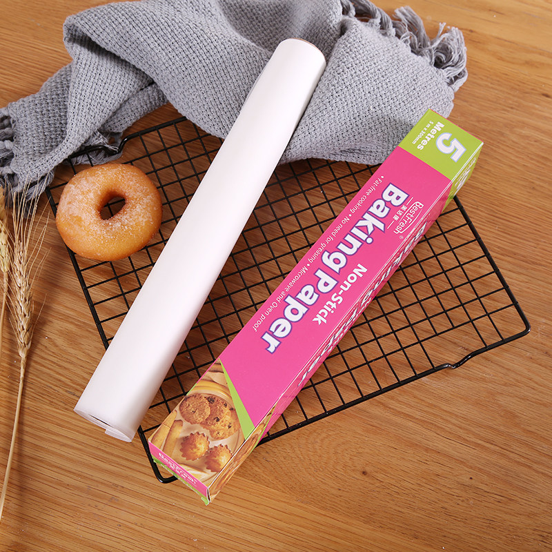 烘焙用品加厚硅油纸牛油纸蛋糕曲奇饼干烧烤箱用纸耐高温带锯齿5m