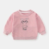 1岁2男童女6纯棉长袖 宝宝卫衣春秋薄款 T恤 洋气春装 春季 2020新款