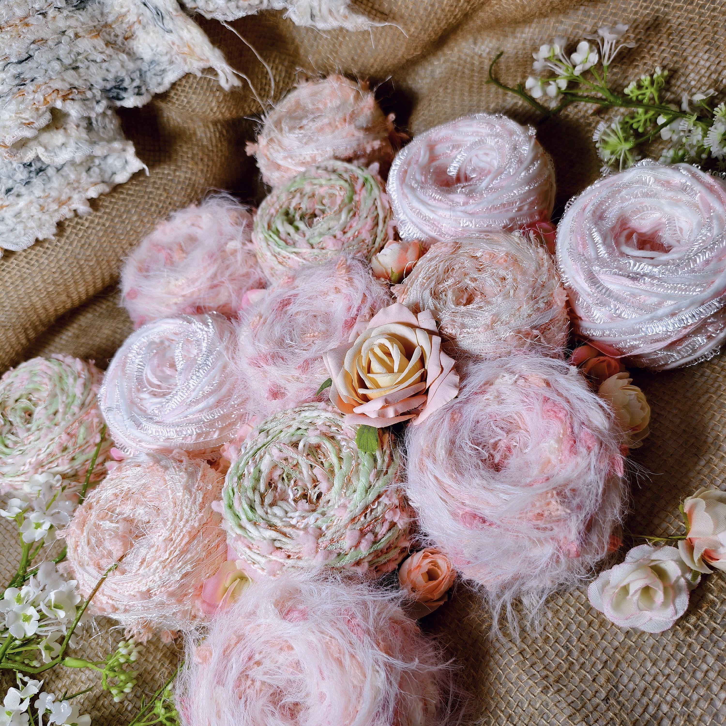 手混线300g包邮【透明福袋】清线手编diy特色毛线团可编织包卡套