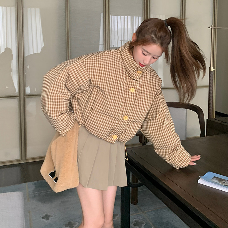 2023冬季新款现货小个子短款50绒羽绒服166-6635P205K278黑色,女装羽绒服,茜茜公主
