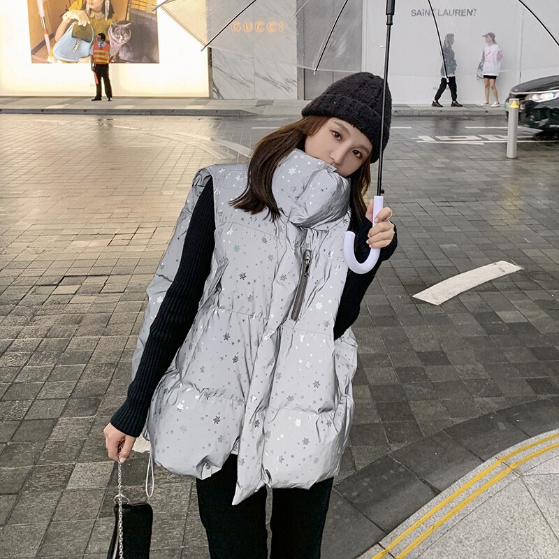 2022冬季现货网红潮流时尚羽绒马甲166-1076P125K198，女装马甲，茜茜公主