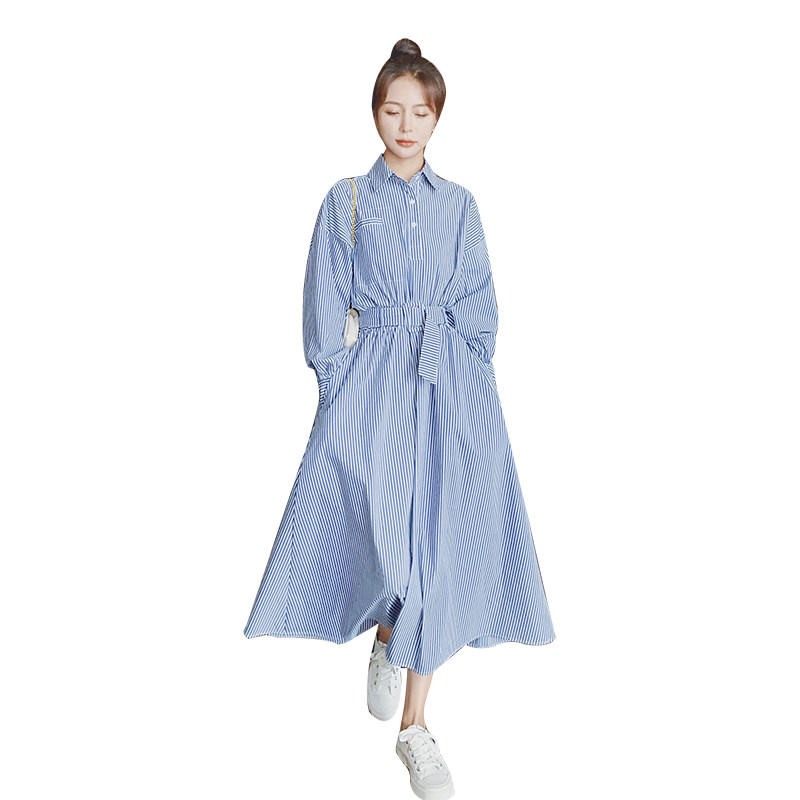 2023春季现货条纹连衣裙166-8611P110K168,女装连衣裙,茜茜公主
