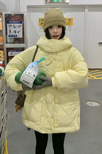 【现货】2024冬季新款牛角扣韩版羽绒服外套166-7735P260K398图片