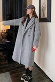 2022冬季新款现货人字纹双面呢166-9930P260K408，女装毛呢外套，茜茜公主