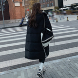 2024冬季新款现货黑色厚90绒宽松休闲羽绒面包服166-6652P340K498，女装羽绒服，茜茜公主