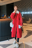 派克棉服冬季新款韩版宽松过膝工装棉衣外套166-8811P185K268藏青，女装棉衣/棉服，茜茜公主