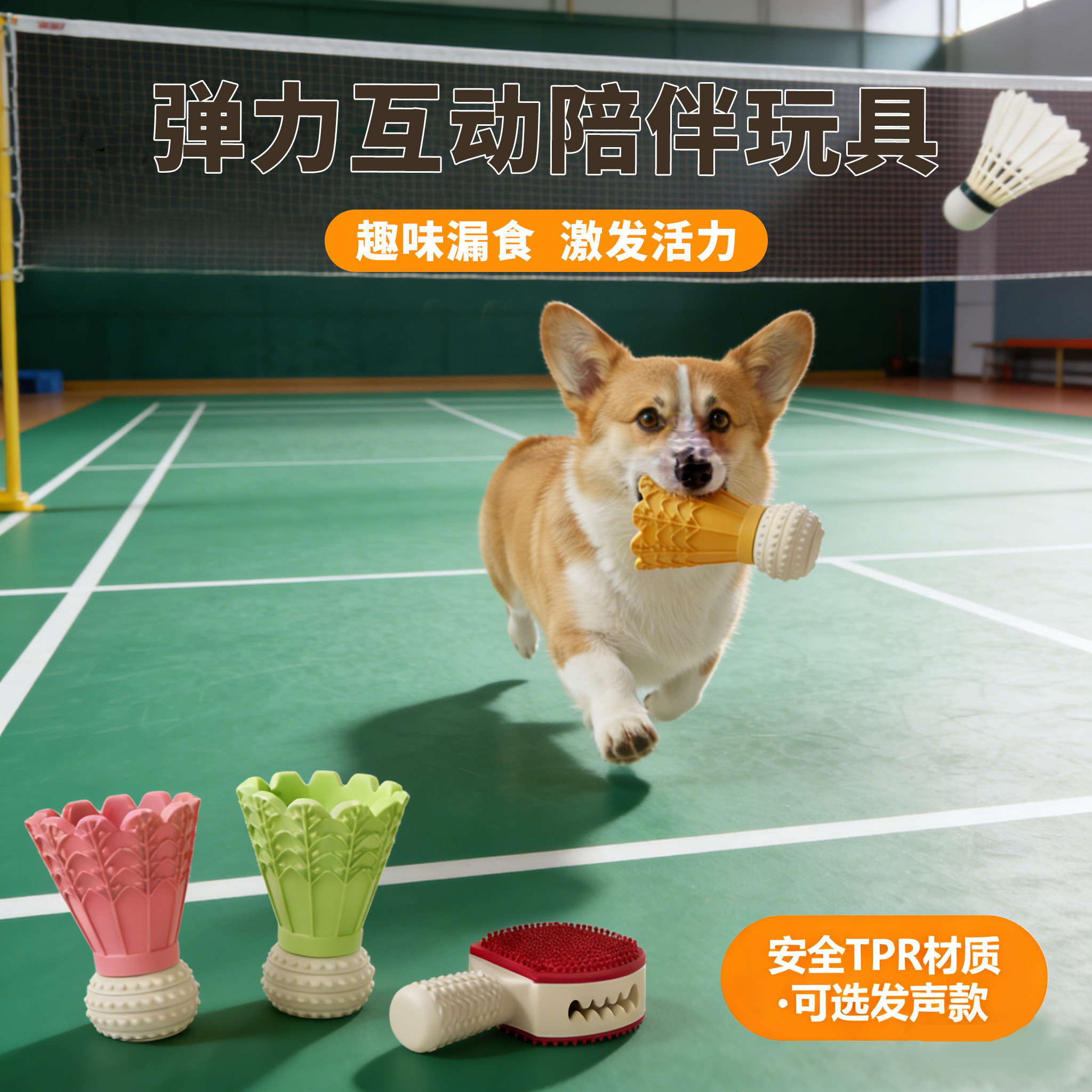 咬不烂的狗玩具磨牙耐咬发声宠物互动陪伴玩具泰迪小型犬消耗体力